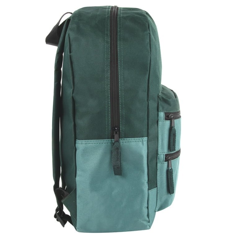Trail Maker 17”L Multi-Pocket Backpack, Dual Zipper, Teal Trail Maker 17”L Multi-Pocket Backpack, Dual Zipper, Teal