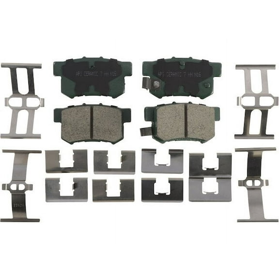 Rear Brake Pad Set - Compatible with 2002 - 2006 Acura RSX 2003 2004 2005