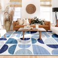 thumbnail image 3 of Boho Rug Washable x Area Rugs for Bedroom Entryway Living Room Bedside Small Throw Floor Carpet Non Slip Soft Indoor Modern Abstract Bohemian Orange, 3 of 7