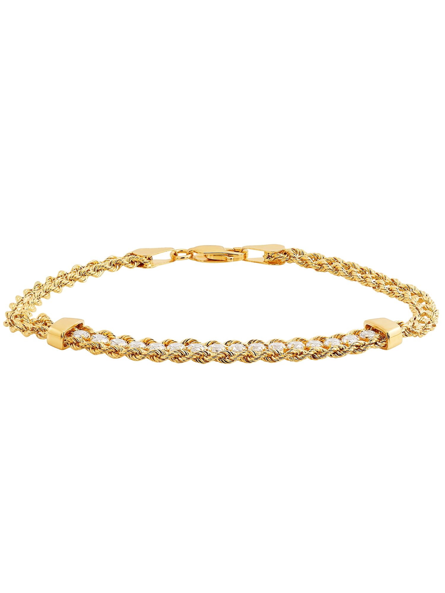 brilliance fine jewelry 18ct gold plated bracelet brilliance fine jewelry 18ct gold plated bracelet