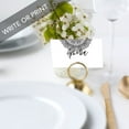thumbnail image 2 of Koyal Wholesale Black Elegant Ornate Place Cards for Wedding Party Tables, Seating Name Place Cards for Holders, 60 Pack, 2 of 5