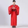 thumbnail image 1 of Ropa china tradicional Hanfu para hombre, disfraz antiguo, traje de Festival para adultos, ropa para el escenario, trajes de baile folclórico, 1 of 4
