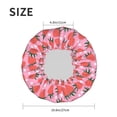 thumbnail image 5 of Yiaed Strawberry Print Reusable Shower Cap & Bath Cap & Lined, Oversized Waterproof Shower Caps Designed for all Hair Lengths, 5 of 7