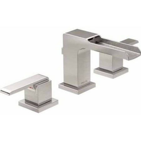 Delta Ara Widespread Lavatory Faucet With Diamond Seal Technology This On Opens A Dialog That Displays Additional Images For Product With The Option To Zoom In Or Out