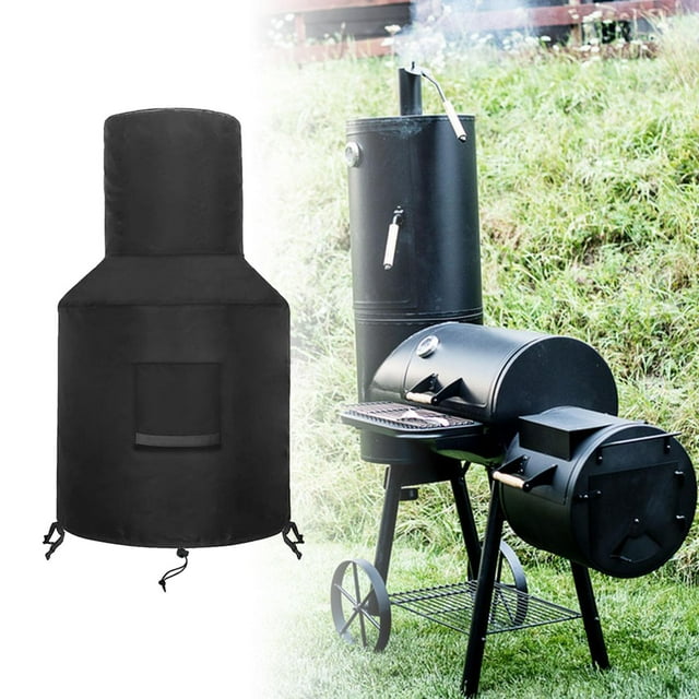 Cubierta protectora para chimenea, tela Oxford 420D, resistente al agua, duradera, resistente a la intemperie, accesorios para cubierta de calentador DYNWAVEMX Cubierta para chimenea de patio