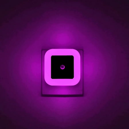 

[Pack of 2] Pink LED Night Lights Plug into Wall Lights with Light Sensor Auto ON/Off- Suitable for Bedroom Bathroom and Hallway