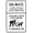 Warning Sign 2, variant on Leash Pets and Obey Scoop Law Warning Sign, Dog Leash Security Metal Sign - 8"x12" Custom Caution Decor for Business Home Outdoor Indoor Road Yard Garage Street Wall Safety