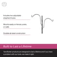 thumbnail image 4 of Yard Butler IYTUM-2H Medium Plant Stand - Plant Hanger Bracket for Indoor & Outdoor Use, Universal Mounting to Fence Posts or Walls, 4 of 7