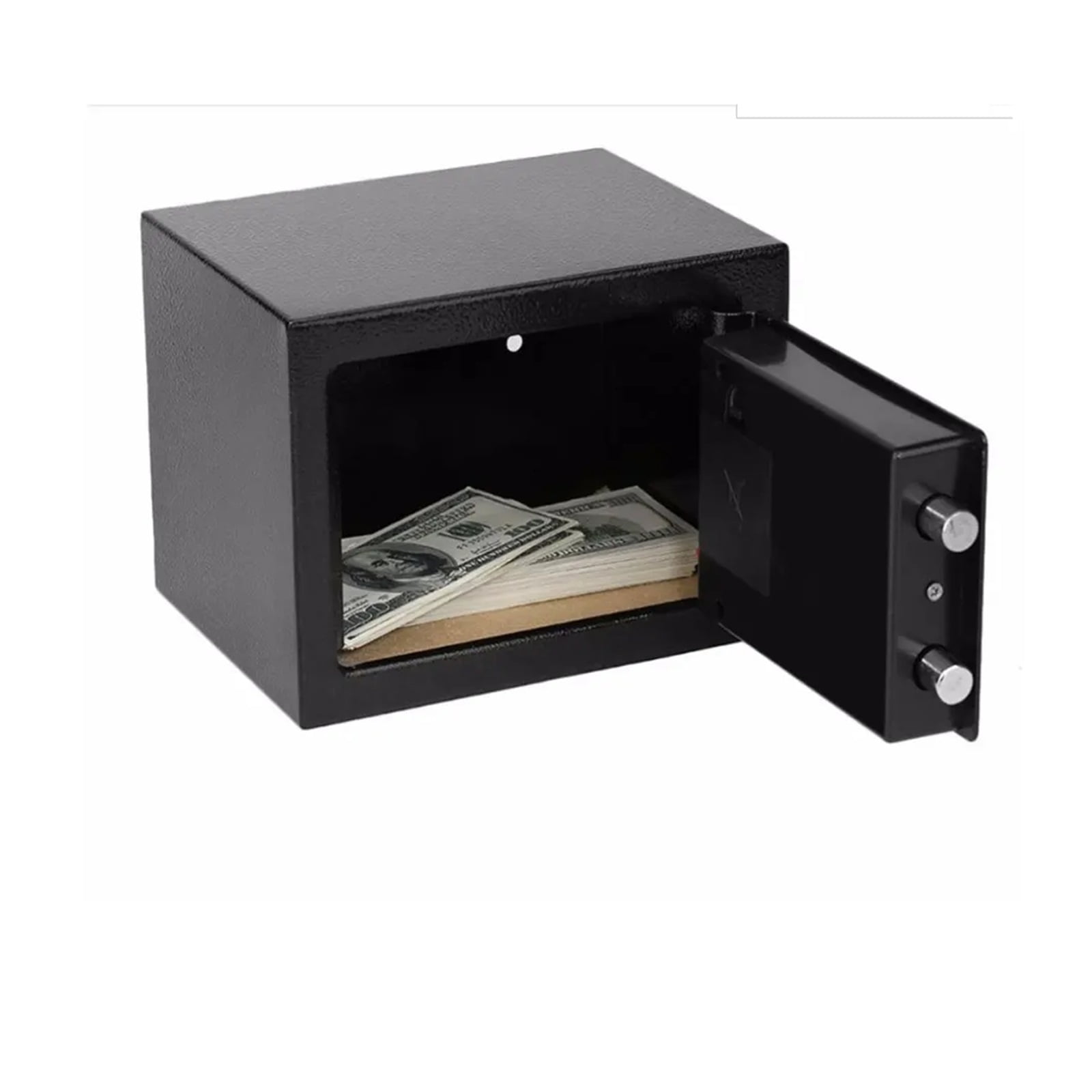 Digital Safe Box Mini Steel Safes Money Bank Small Household Password Key Safety Security Box Keep Cash Jewelry Document ,Maximum Protection