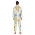 thumbnail image 7 of IAUYY Unisex Adult Onesie Pajamas Ultra-Soft Crystal-Soft Fabric, Halloween Adult Onesie Pajamas Adults,With a Zipper Plus Size Onesie Pajamas, The Blue Bow Tie, 7 of 7