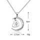 thumbnail image 3 of pendentif Lettre Fte Des Mrs Je T'aime Collier Maman Amour Lune (o), 3 of 5