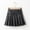 Black, variant on Girls Faux Leather Pleated Skirt Classic high Waisted Mini Skirt Pleated Skirt PU Leather Skirt for Toddler 2-7Y Black