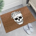 thumbnail image 6 of Halloween Theme Mat, Halloween Door Mat Home Decorations, Non-Slip Pumpkin Welcome Doormat for Front Door, Indoor Outdoor Fall Rug for Home Kitchen Floor Halloween Decor, 16 X 24 Inch, 6 of 8