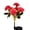 - [Rouge] / Guirlandes lumineuses LED en forme d'Oeillet, variante sur Lampe de Jardin Solaire en Forme d'Oeillet - Fleur Artificielle Led D'Extérieur, Éclairage Décoratif au Sol pour Terrasse et Allée, Violet, JKODE