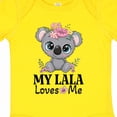 thumbnail image 4 of Inktastic My Lala Loves Me Granddaughter Koala Girls Baby Bodysuit, 4 of 5