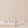 thumbnail image 4 of Mainstays Diamant 2in1 verre maison bougeoir 4pack, 4 of 5