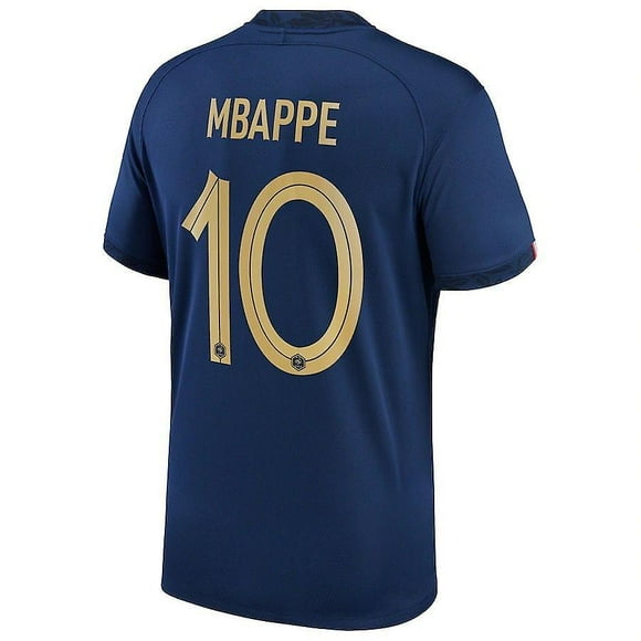 Hefei,Coupe du Monde de la FIFA Qatar 2022 France Club Domicile Chandail No 10 Kylian Mbappe Chandail