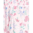 thumbnail image 4 of Casual Nights Women's Long Floral & Lace Henley Nightgown, 4 of 4