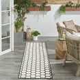 thumbnail image 4 of Nourison Twist Reversible 2'2" x 8' Black Modern Rug, 4 of 9