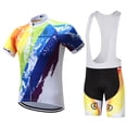 thumbnail image 1 of Summer Men's Cycling jersey Wear Strap Suit Set Ropa with Gel Pad MTB Bicycle, 1 of 6