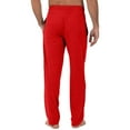 thumbnail image 6 of JGNGSHN Mens Pajamas Pants Drawstring Wide Leg Pjs Bottoms with Pocket Button Fly Solid Color Lounge Pants Soft Casual Fashion Trousers, 6 of 7