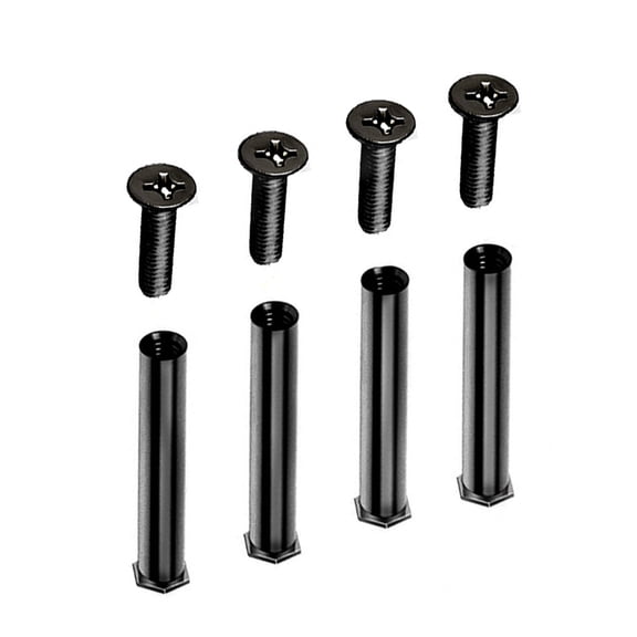 4pc Fixing Fan Screws for 25mm Thickness Computer Cooling Fan PC Case Cooling Fan Mounting Screw Double Locking