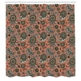 thumbnail image 2 of Ambesonne Paisley Shower Curtain, Vintage Leaf Flower Motif, 69"Wx84"L, Reseda Green, 2 of 4