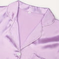 thumbnail image 4 of Fiaer,Satin Lounge Pajamas Sets for Women,Women's V Neck Long Sleeve Pants Sleepwear 2 Pieces,Womens Trendy Going out Loose Fit Pjs Purple S, 4 of 5
