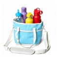 thumbnail image 4 of 4-Compartment Insulated Drink Caddy Bag, Family Size Tumbler Holder with Adjustable Strap for Hiking, Sports, and Daily Use, 4 of 4