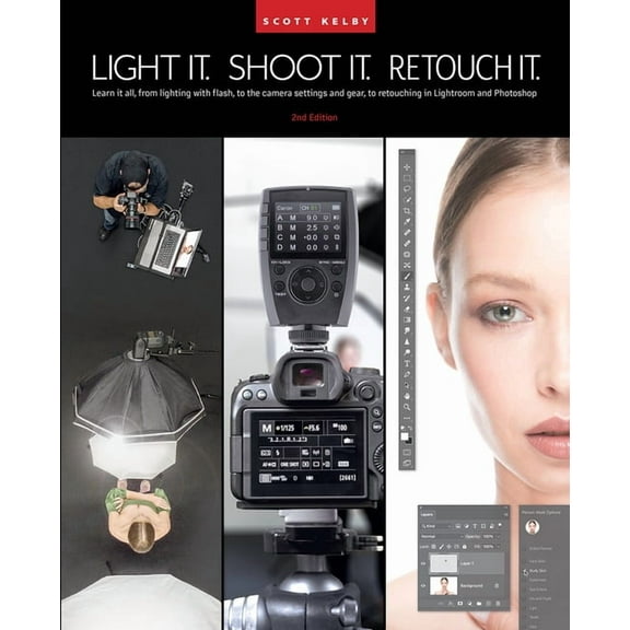 Light It, Shoot It, Retouch It (2nd Edition): Learn It All, from Lighting with Flash, to the Camera Settings and Gear, t, (Paperback)
