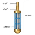 thumbnail image 3 of 2 piezas Manguera de tubería de agua Flor de riego Conector rápido universal Tubo universal G1/2 Diámetro variable Manguera de agua Conector rápido de plástico, 3 of 5