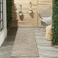 thumbnail image 5 of Nourison Positano Indoor/Outdoor Beige 2'2" x 12' Area Rug, (2x12), 5 of 11