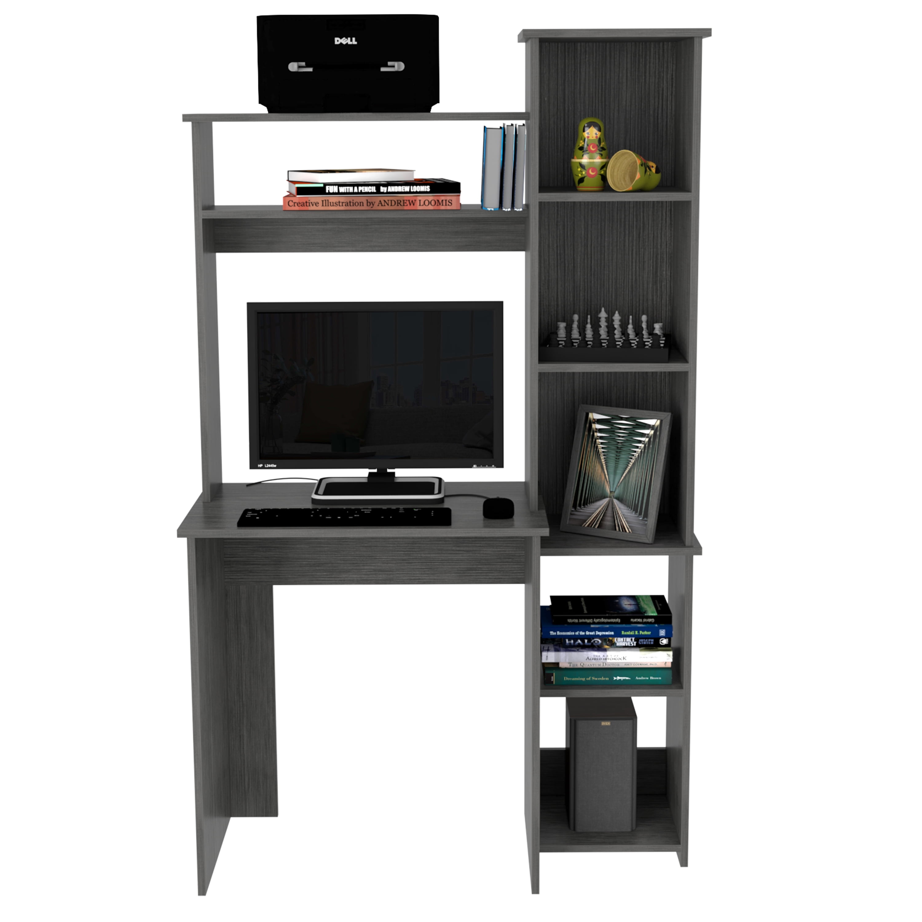 Desk Logan Five Cubbies