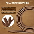 thumbnail image 4 of JASGOOD Genuine Leather Belt for Men Handmade Heavy-Duty Work Belt for Jeans Pants Holiday Gifts, 4 of 9