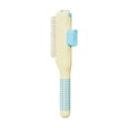 thumbnail image 2 of FEOLGEHLY Fine Tooth Flea Comb for Dogs Cats - Pet Grooming Comb with Stainless Steel Teeth Removes Fleas Undercoat and Tangles, Ergonomic Anti-Slip Handle Flea Comb for All Hair Types (Yellow), 2 of 6