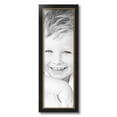 thumbnail image 2 of ArtToFrames 8x25 inch Black Velvet with Gold Picture Frame, Black MDF Poster Frame (4690), 2 of 7