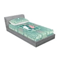 thumbnail image 2 of Ambesonne Japanese Fitted Sheet & Pillow Sham Set, Dolphin Couple, Twin, Green Pink, 2 of 2