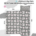 thumbnail image 5 of Footballs with Bows Pattern Toddler Nap Mats for Kids Preschool,Sleeping Mat Bag or Kids,Toddler Sleeping Bag,Toddler Nap Mat or Daycare, 5 of 6