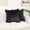 Black, variant on Elegant Comfort 20" x 20" Black Polyester Decorative Pillow Cover , ( 2 Count)