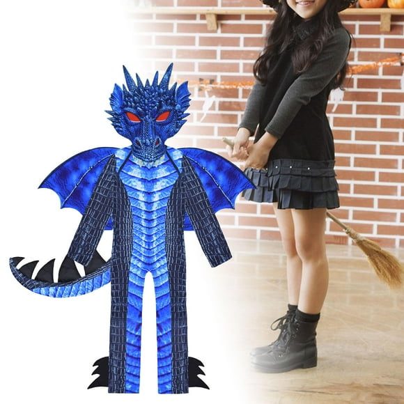 Kids Dragon Costume Pretend Play Dragon Toys Child Dragon Wing Tail Set L