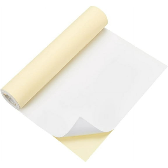 1mm Thick Self-Adhesive EVA Foam Roll 78.7x11.8 Inch White Foam Padding Sheet for DIY