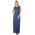 thumbnail image 6 of Bimba Women Blue Long Maxi Dress Bohemian Casual Clothing Summer Gown, 6 of 6