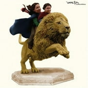 Weta Girls Riding On Aslan The Lion From The Lion, The Witch And The Wardrobe