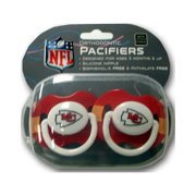 2 pack Pacifiers - Kansa City Chiefs