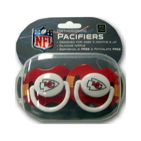2 pack Pacifiers - Kansa City Chiefs