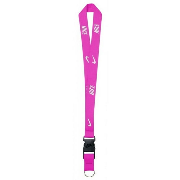 Nike Logo Lanyard with Quick Release Clip, Black