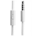 thumbnail image 6 of Headset HTC 3.5mm Handsfree Earphones w Mic Dual Earbuds Headphones Earpieces Flat Wired [White] A2O for LG K10 K20 Plus V, K3 K7 K8 V, Lancet, Leon, Logos, Optimus Exceed 2 F60 F7, G Pro L70 L90, 6 of 6