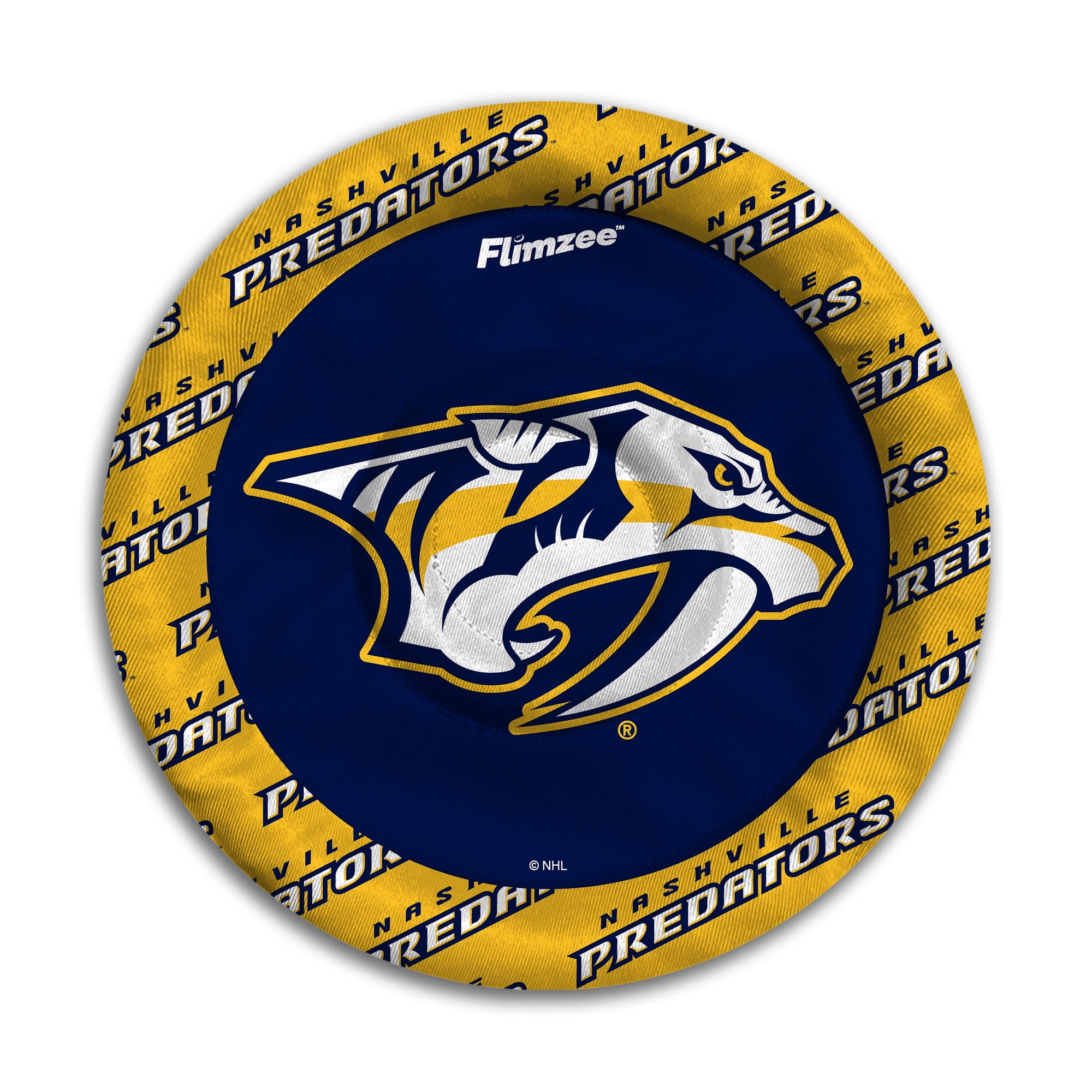 YouTheFan NHL Nashville Predators Flimzee Bean-Bag Flying Disc