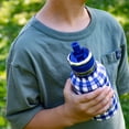 thumbnail image 5 of RTIC 12 oz Ceramic Lined Insulated Journey Water Bottle, Leak-Proof Lid, Cobalt Gingham, 5 of 9
