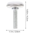 thumbnail image 2 of Minkissy 30pcs Adjustable Furniture Risers in White for Home Bed Leveling Feet, 2 of 6